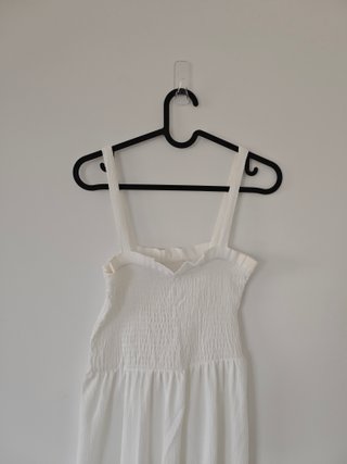 Vestido blanco Stradivarius talla S