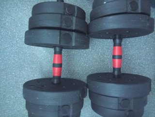 Mancuernas ajustables 12kg cada una
