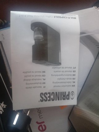 Cafetera Princess Multi Cápsula 4 en 1