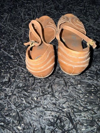 Sandália Disfunctional Shoes Castanha Tamanho 40
