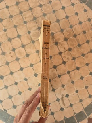 Libro antiguo 1936 Curso de Historia II Edad Media