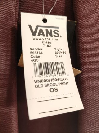 Mochila Vans Granate