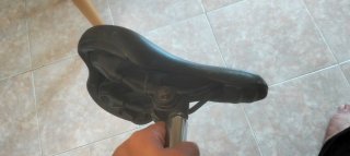 Sella bici nera