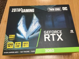 Tarjeta Gráfica Zotac Gaming RTX 3060 12GB