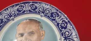 Plato decorativo Papa Juan Pablo II