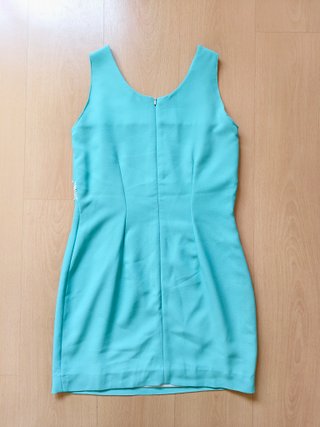 Vestido y Chaqueta Turquesa Talla M