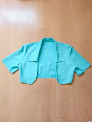 Vestido y Chaqueta Turquesa Talla M