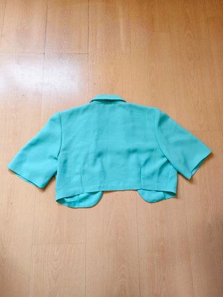 Vestido y Chaqueta Turquesa Talla M