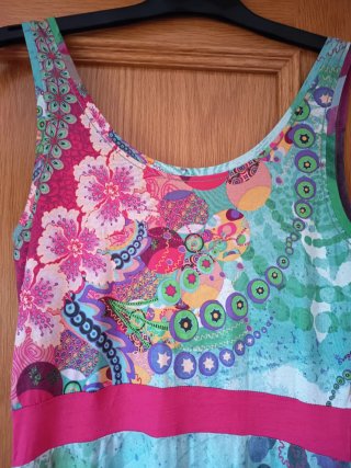 Vestido Desigual Talla S Multicolor