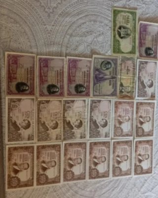 Billetes Pesetas 50, 100, 1000 - Colección