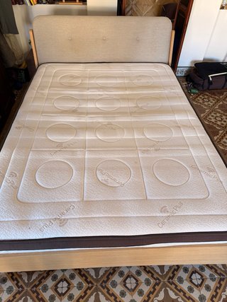 Cama Maisons du Monde Beige y Madera
