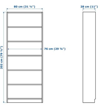 Estantería Billy Ikea Madera Marrón
