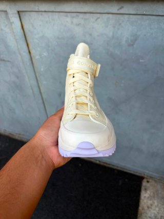 Converse Run Star Hike Hi Beige/Rosa