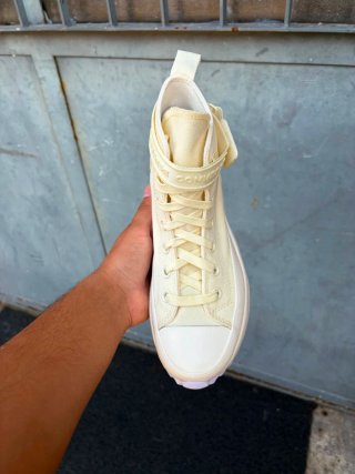 Converse Run Star Hike Hi Beige/Rosa
