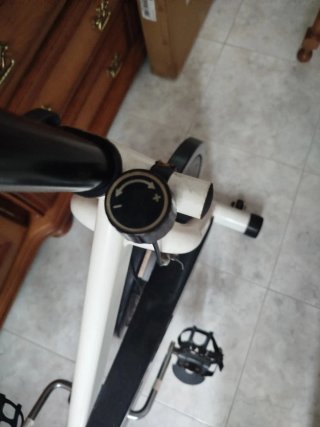 Bicicleta Estática Blanca