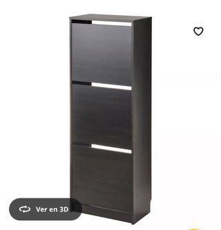 Zapatero Bissa Ikea Negro