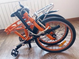 Bicicleta Plegable Citizen Naranja