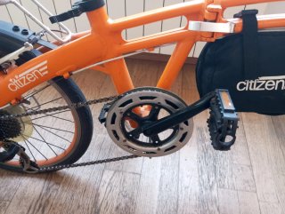 Bicicleta Plegable Citizen Naranja