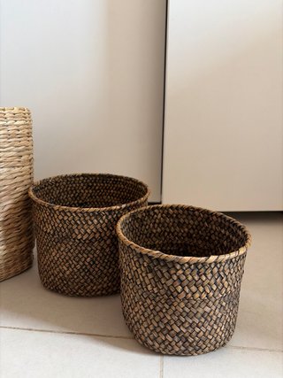 Cestas de mimbre (3 unidades)