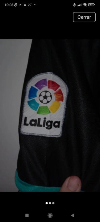 Camiseta Real Madrid Adidas Negra y Verde