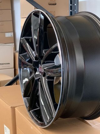 2x llantas MAM A7 8.5x19 5x114.3 black GERMANY