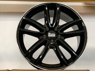 2x llantas MAM A7 8.5x19 5x114.3 black GERMANY