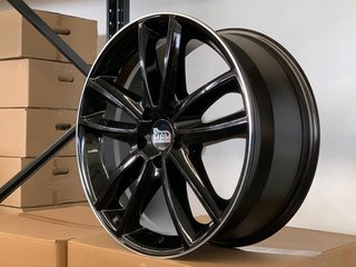 2x llantas MAM A7 8.5x19 5x114.3 black GERMANY