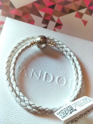 Pulsera Pandora  Blanca 17cm