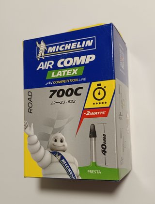 2 Cámaras Látex Michelin 700x22-23mm Presta