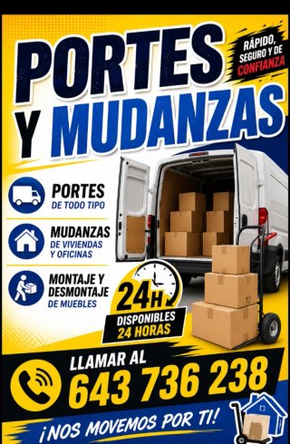 Acemos portes y mudanzas de todo tipo
