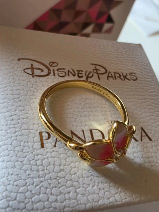Anillo Pandora Flor Vaiana Oro Rosa