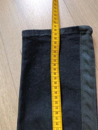Pantaloni moto neri con protezioni Loong Biker