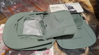 capota y colchoneta ventilada bugaboo verde