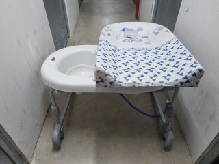 Bañera bebé Brevi con cambiador