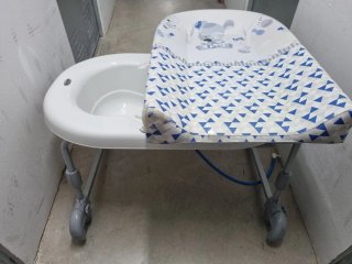 Bañera bebé Brevi con cambiador