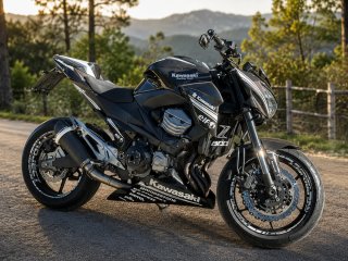Kawasaki Z800E Negra