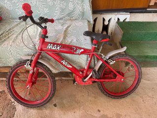 Bicicleta infantil roja Formula Max