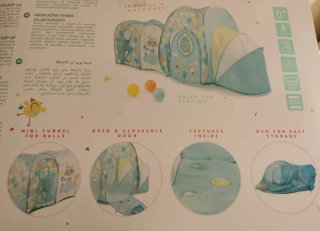 Túnel de gateo pop up Eurekakids
