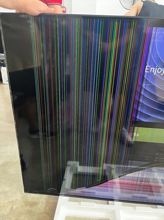 TV LG QNED 86 QNED80A - Pantalla Rota