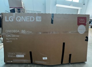 TV LG QNED 86 QNED80A - Pantalla Rota