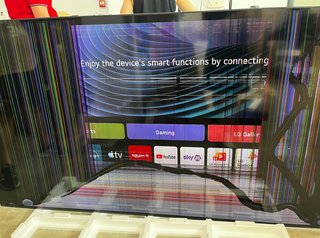 TV LG QNED 86 QNED80A - Pantalla Rota