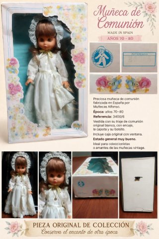 Muñeca Comunión Alfonso Años 70-80