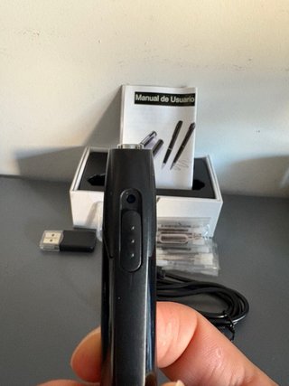 Bolígrafo con cámara HD V8 + tarjeta microSD