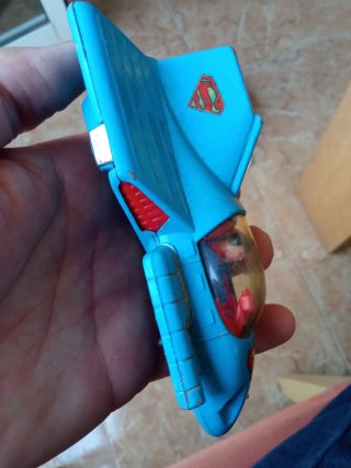 Coche Superman Metálico Antiguo