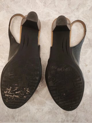Zapatos Pitillos Talla 41 Tacón Negro