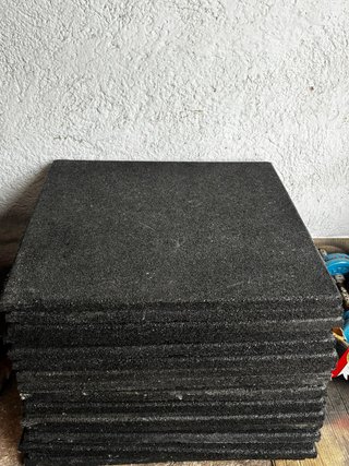 16 Losetas Suelo Caucho Profesional