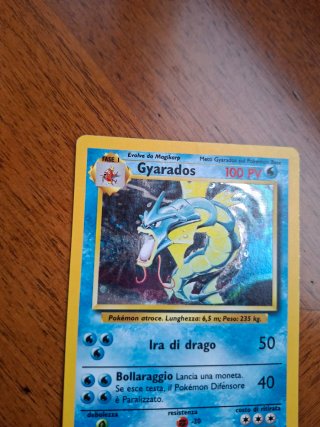 Gyarados 6/102 Base Set 2000 Carta Pokemon