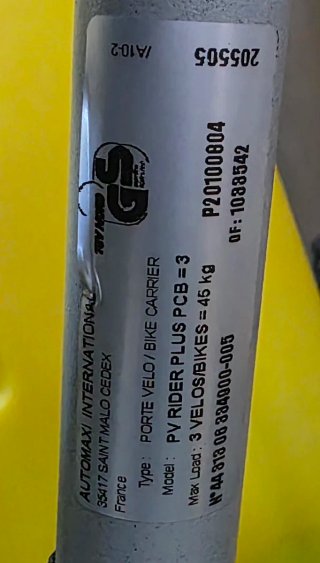 Portabicicletas Automaxi Rider Plus 3 Bicis Univ.