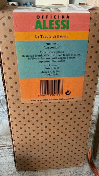 Cafetera La Conica Alessi