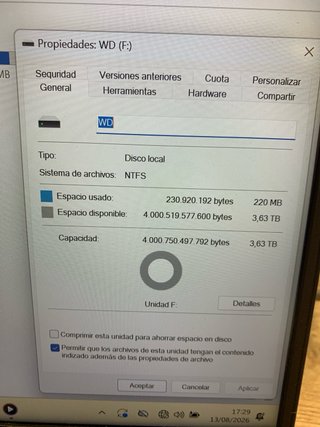 Disco Duro Externo WD My Passport 4TB Azul
